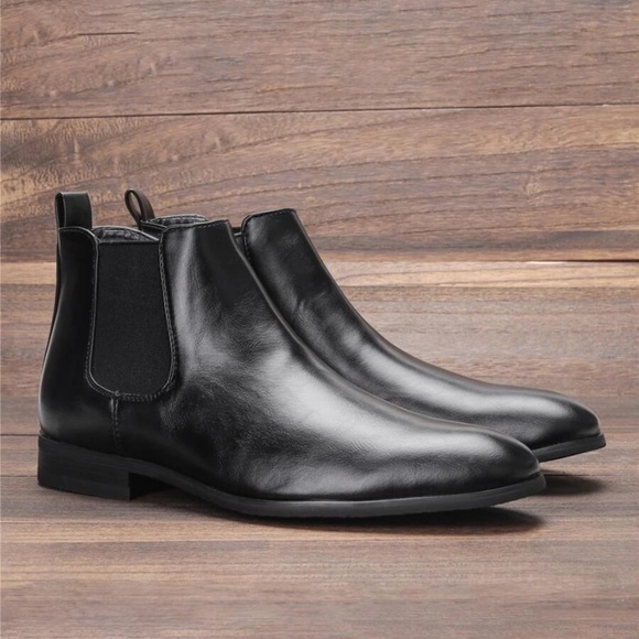 Men Side Zipper Chelsea Boots